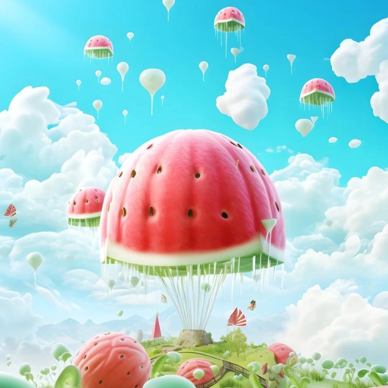 ảnh dưa hấu cute cực đẹp