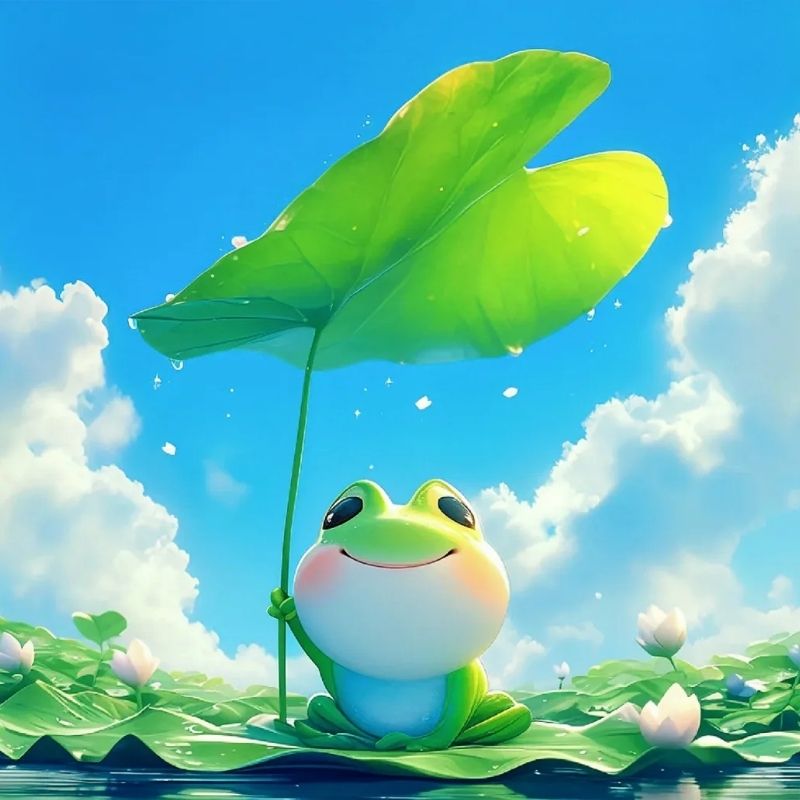 ảnh làm avata ếch cute full hd