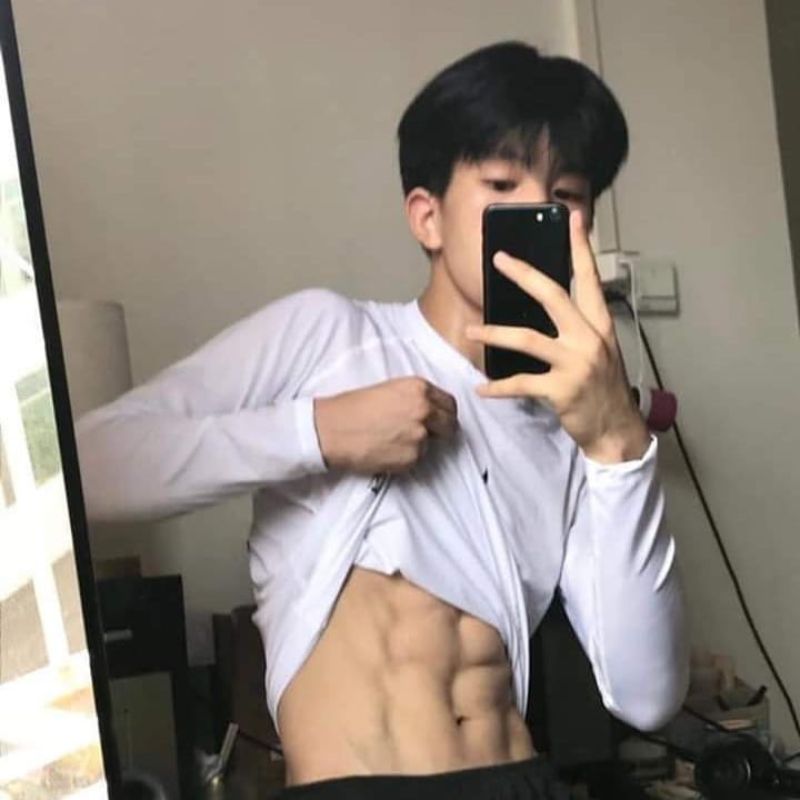 avatar ảnh trai đẹp che mặt khoe múi