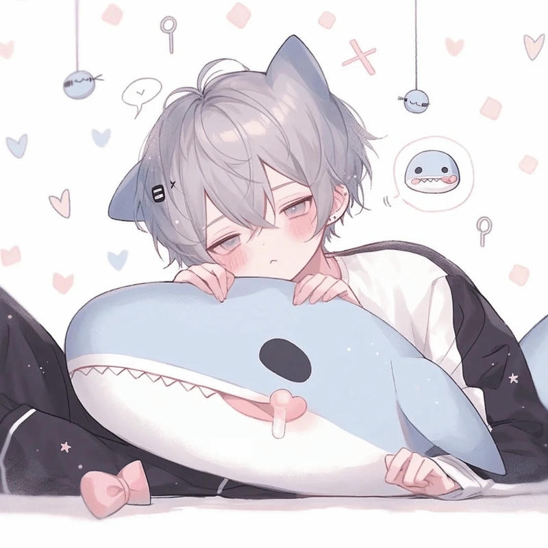 avatar cá mập cute cute