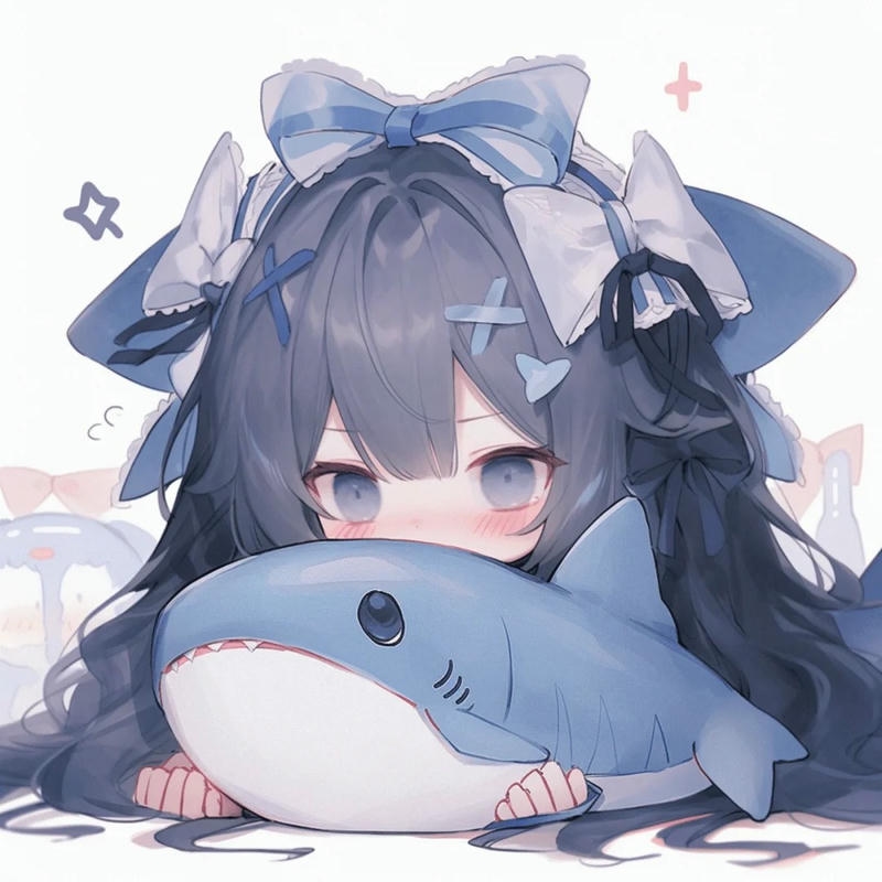 avatar cá mập cute đáng yêu