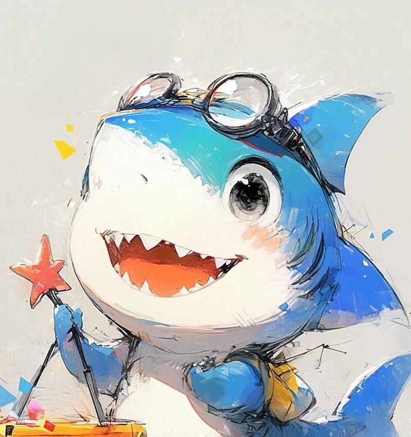 avatar cá mập cute đẹp