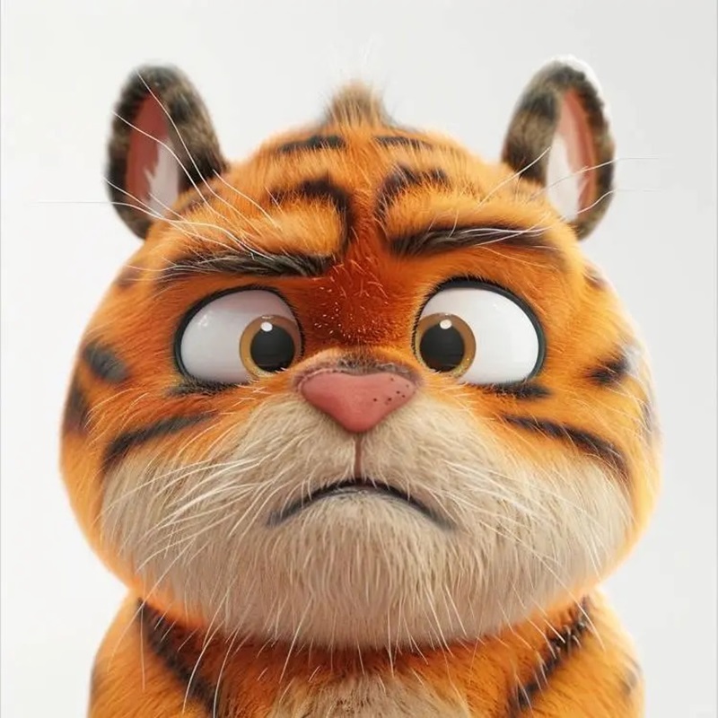 avatar hổ cute ngầu