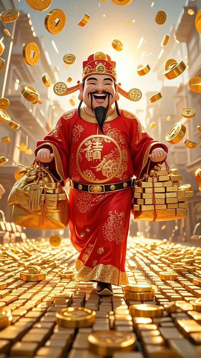 ảnh nền thần tài may mắn hd