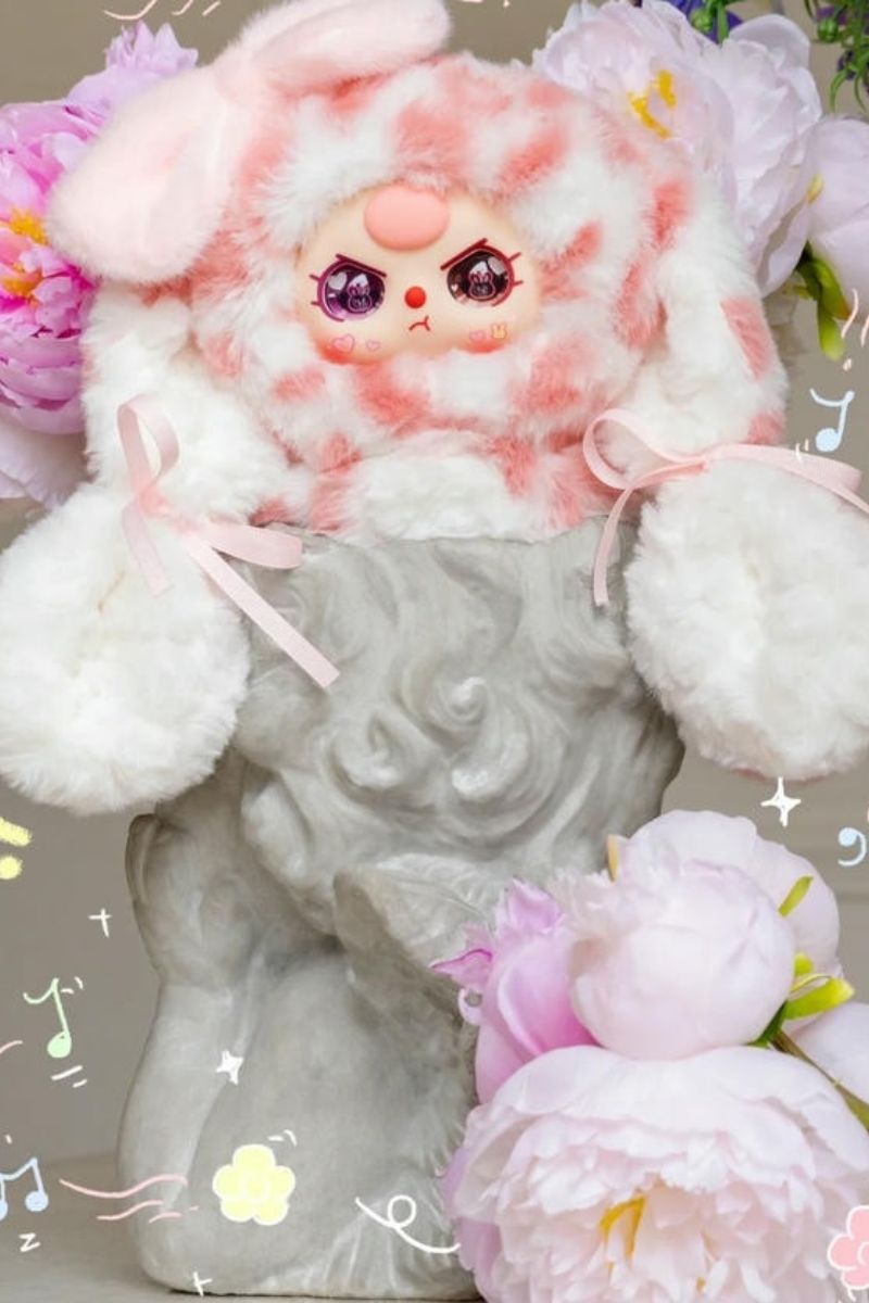 hình nền baby three loang màu