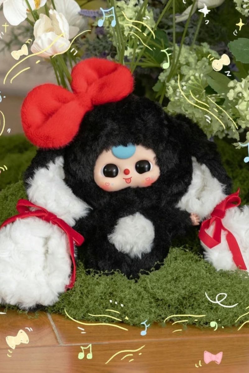 hình nền baby three màu đen