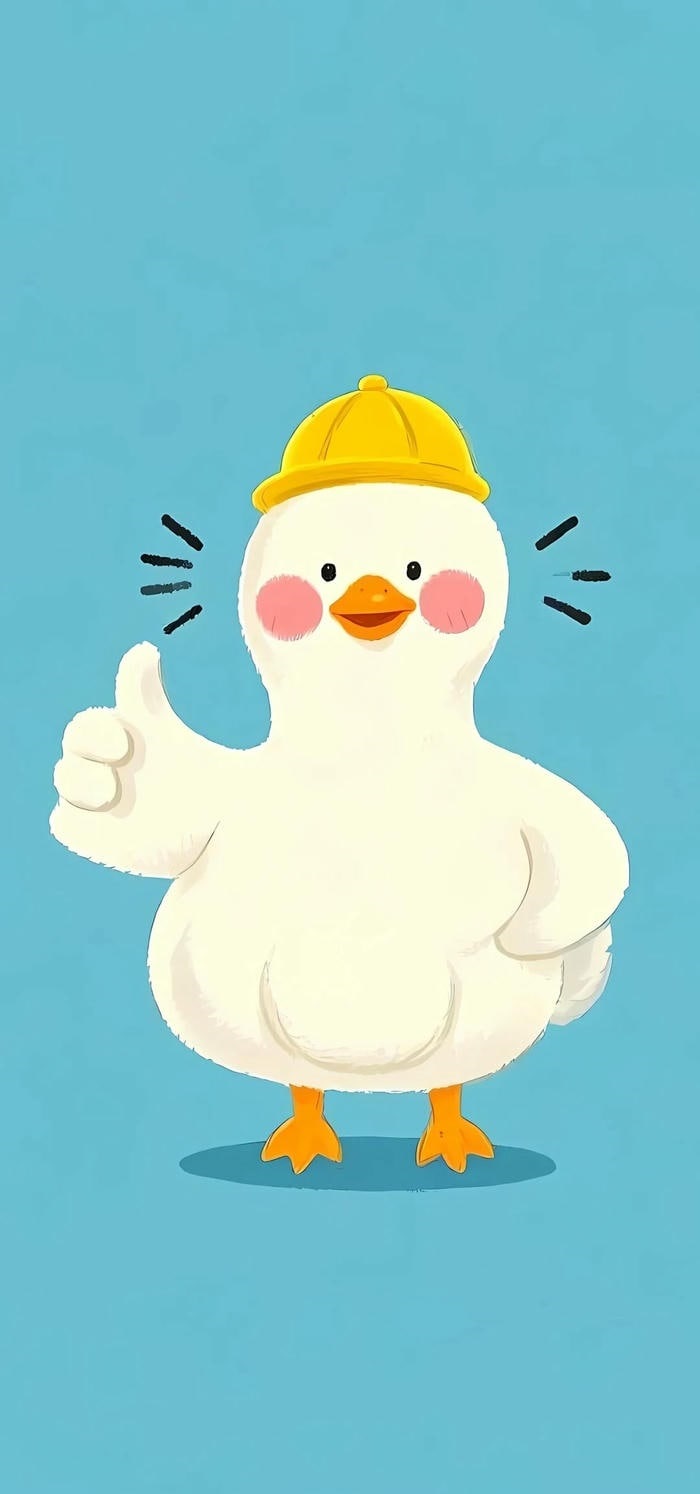 hình nền con vịt siêu cute