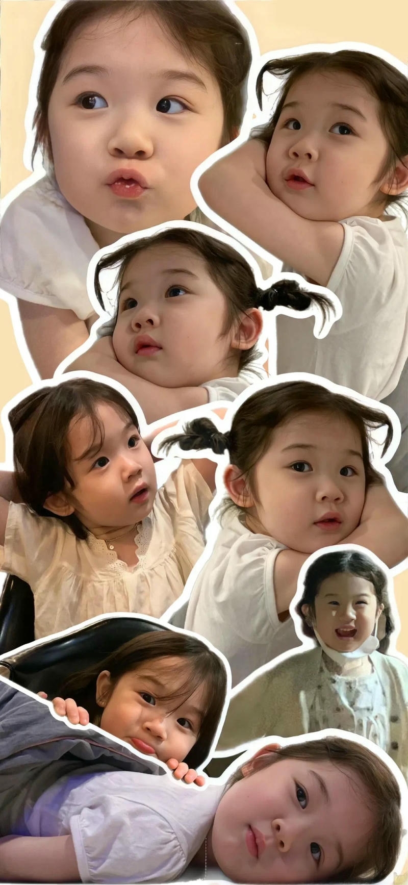 hình nền em bé dễ thương dán
