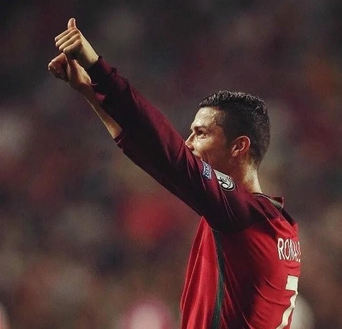 ảnh đại diện ronaldo siêu đẹp