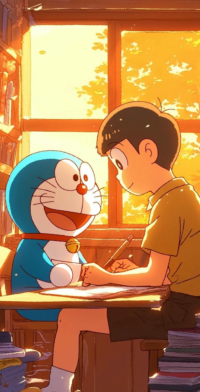 ảnh nền nobita đáng yêu