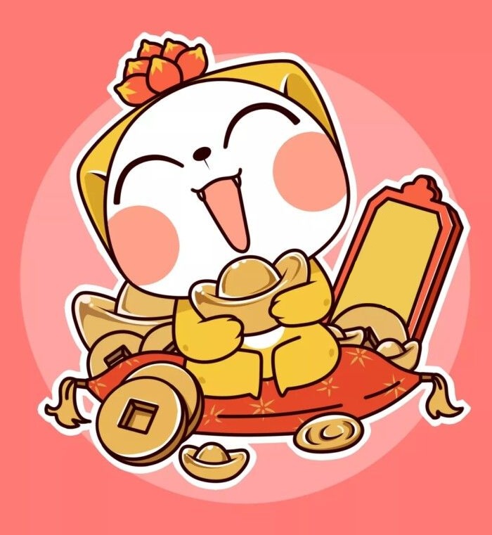 ảnh thần tài đáng yêu
