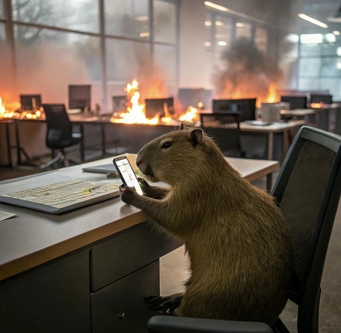 avatar capybara chất