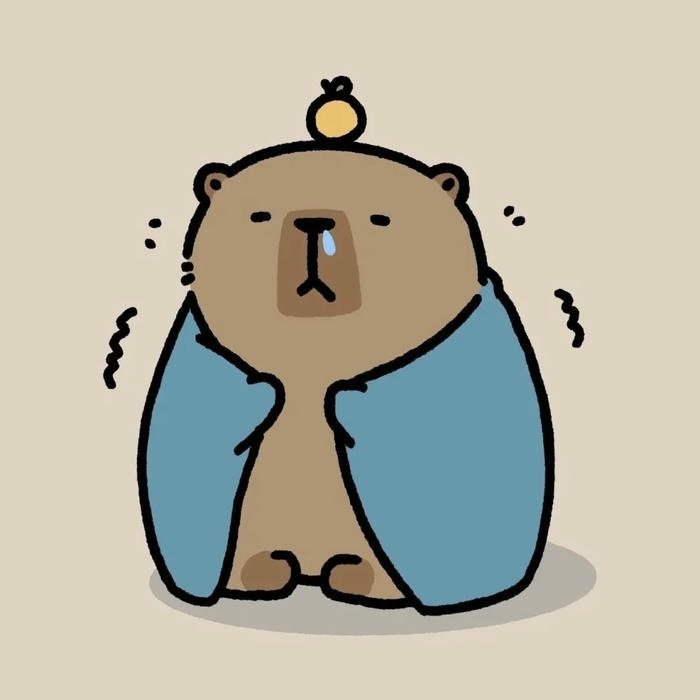 avatar capybara dễ thương cực