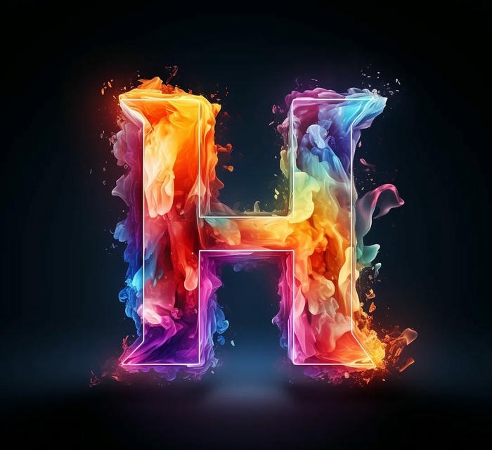 avatar chữ h chất