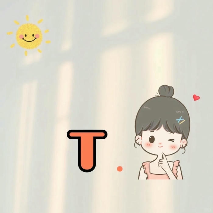 avatar chữ t dễ thương