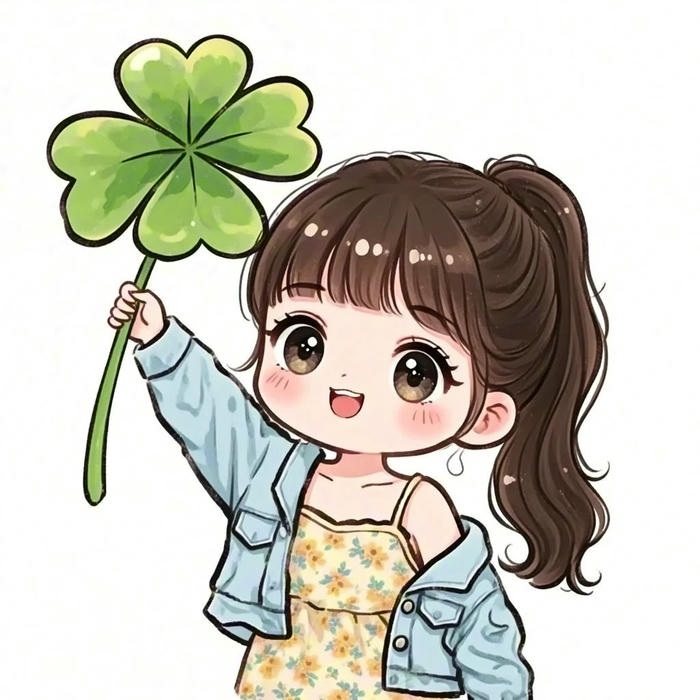 avatar cỏ 4 lá xinh