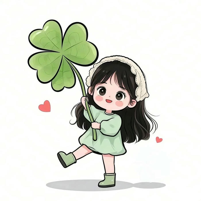 avatar cỏ 4 lá xinh nhất