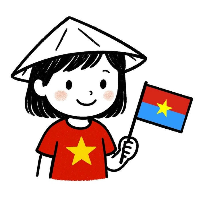 avatar cờ việt nam cực cute