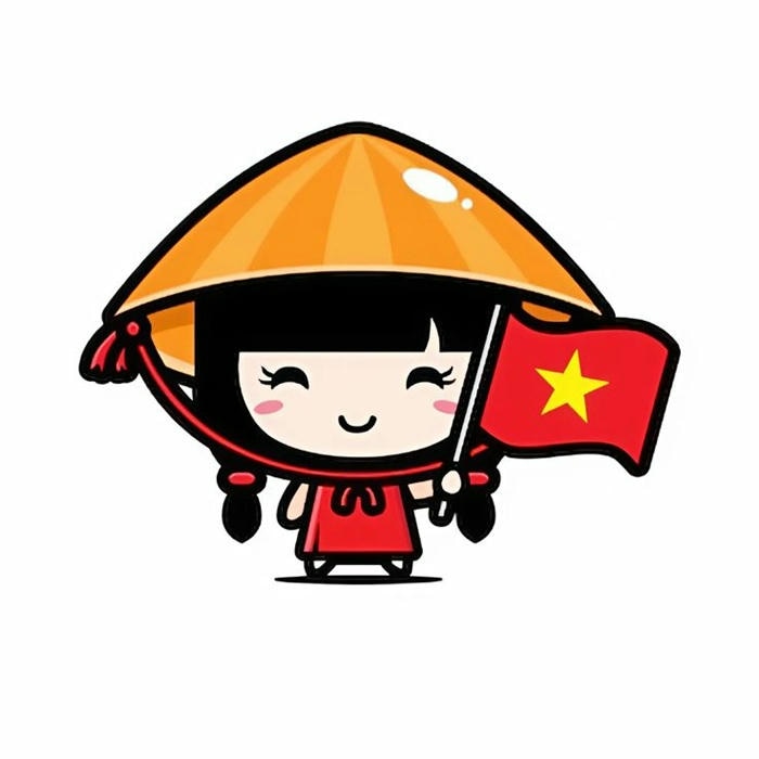 avatar cờ việt nam cute cực