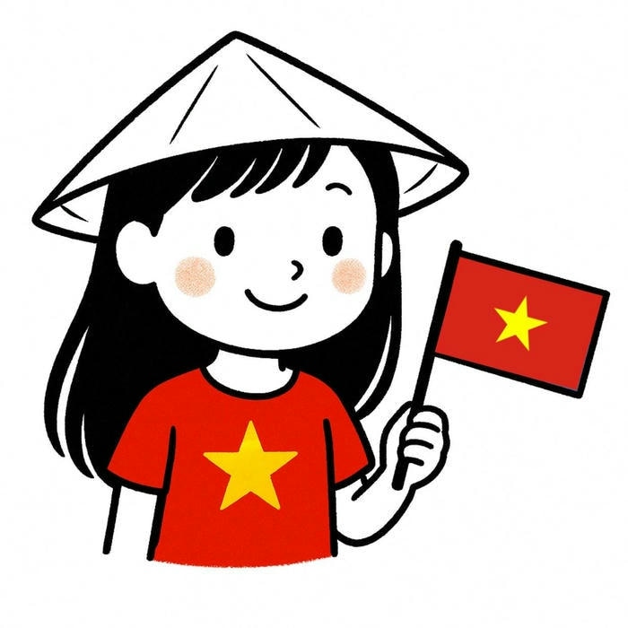 avatar cờ việt nam đáng yêu cực