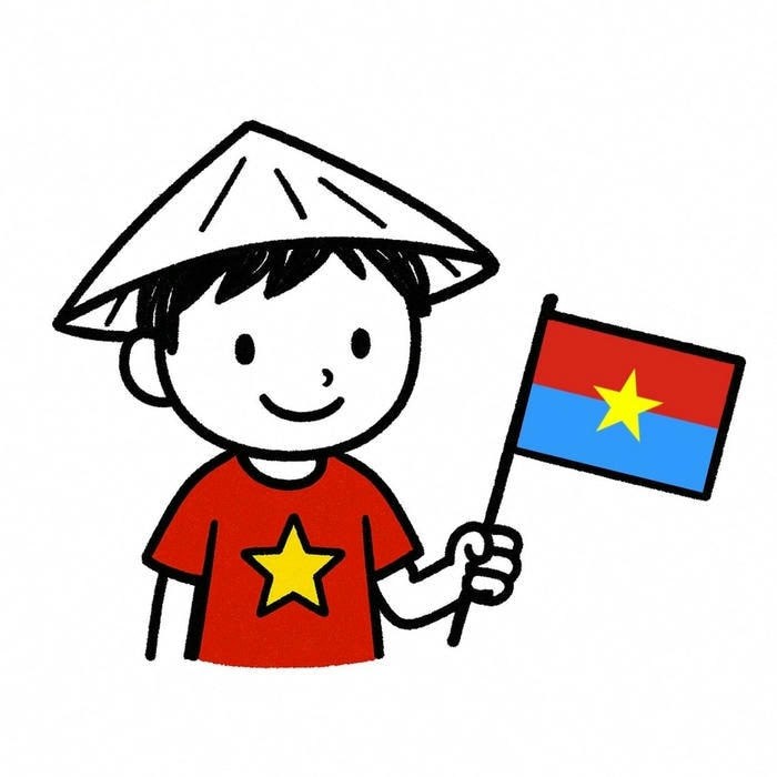 avatar cờ việt nam siêu đáng yêu
