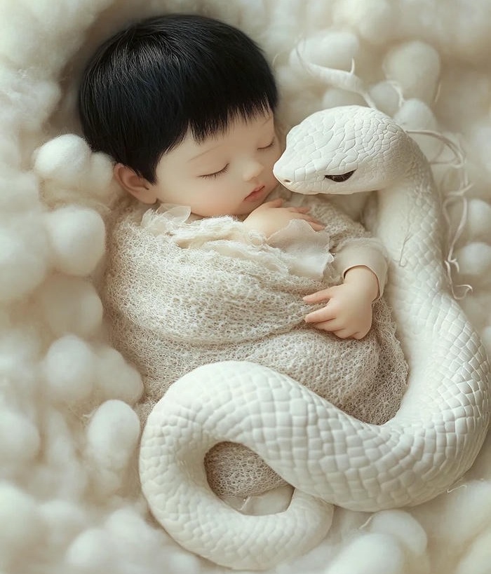avatar con rắn cute cực