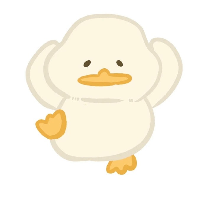avatar con vịt siêu dễ thương