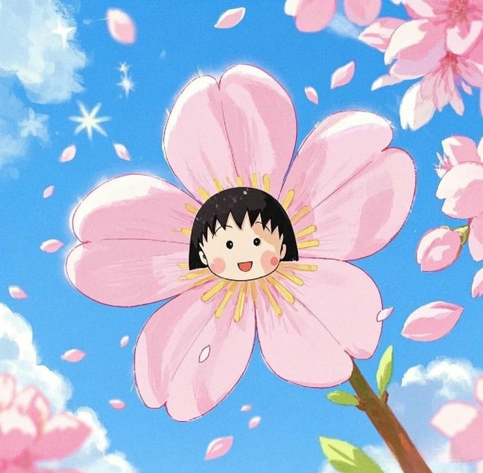 avatar hoa anh đào siêu cute