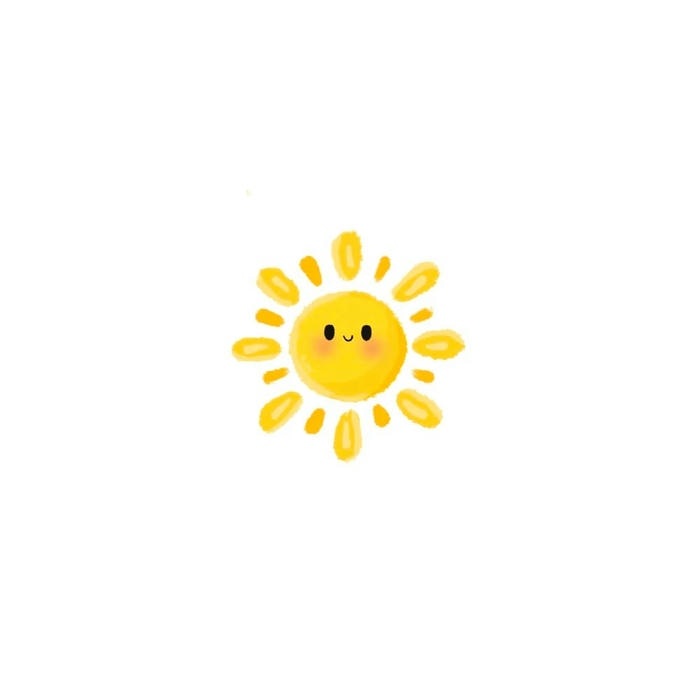 avatar mặt trời cực cute