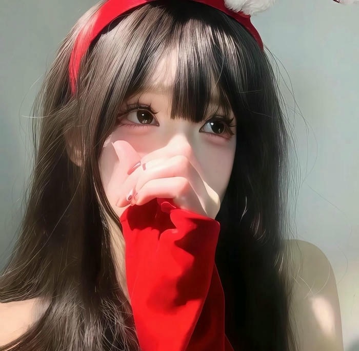 avatar màu đỏ siêu xinh