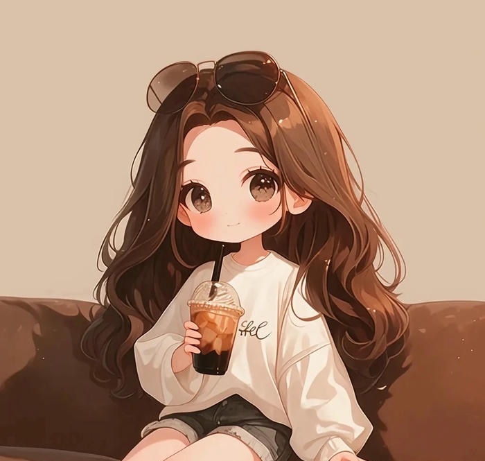 avatar màu nâu dễ thương nhất