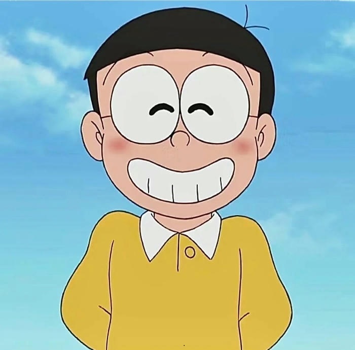 avatar nobita cười