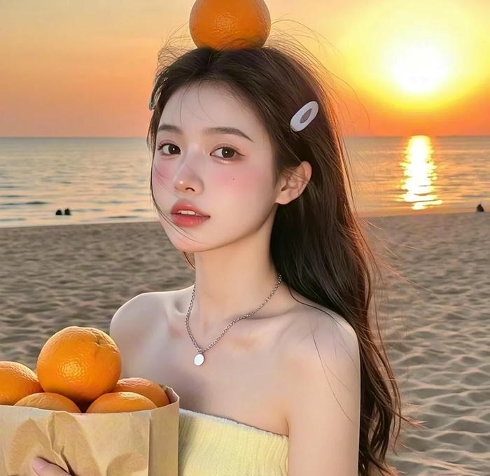 avatar quả cam xinh đẹp