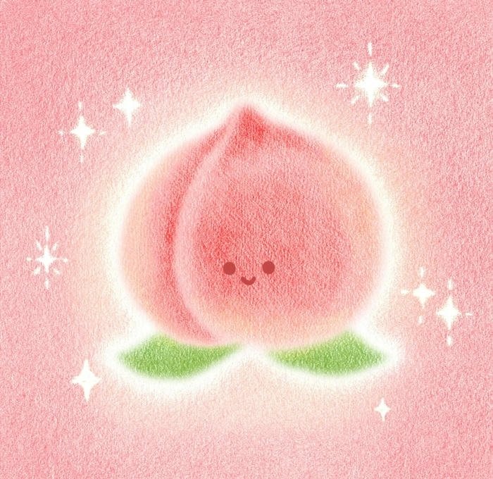 avatar quả đào cute nhất