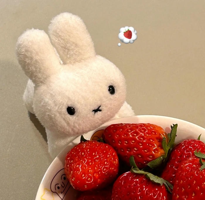 avatar quả dâu cực cute