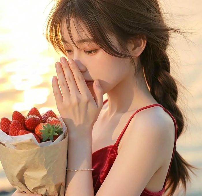 avatar quả dâu xinh