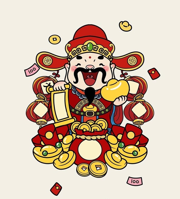 avatar thần tài cực cute
