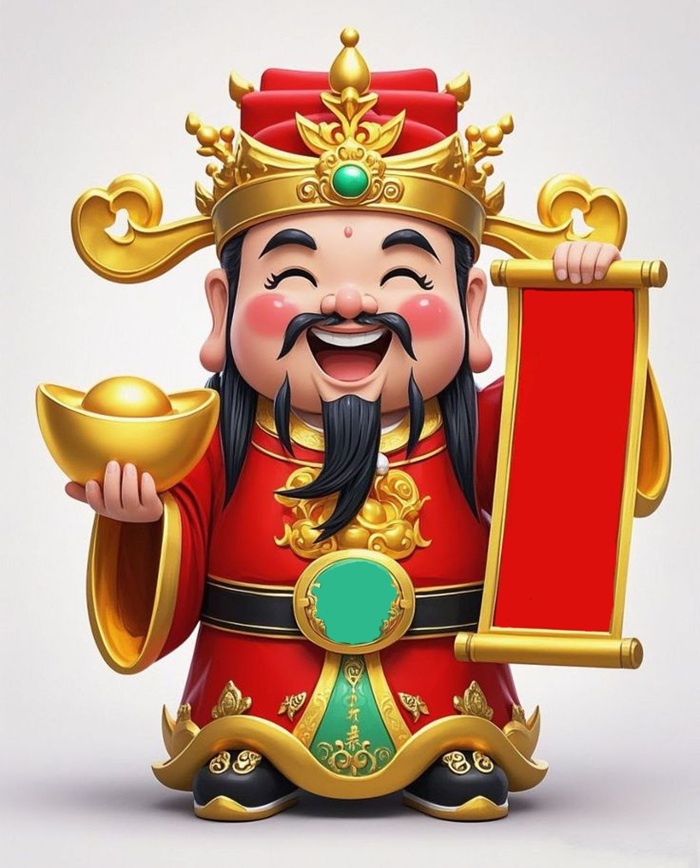 avatar thần tài đáng yêu