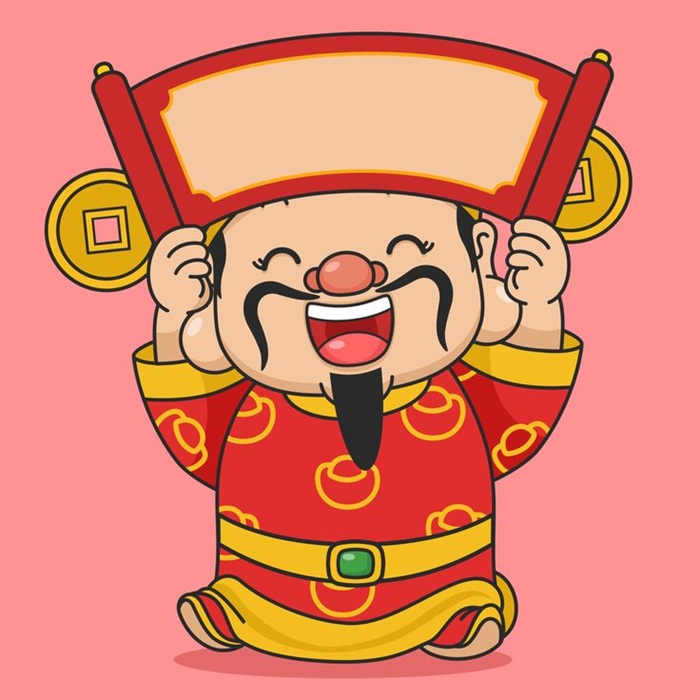 avatar thần tài đẹp
