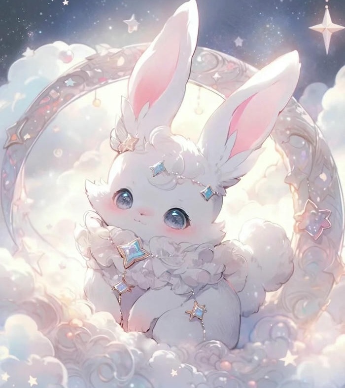 avatar thỏ cute cực