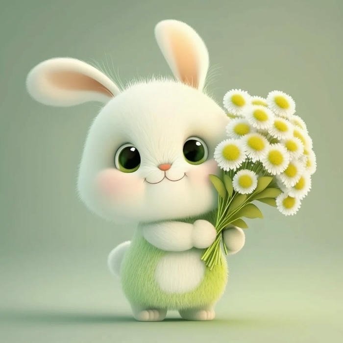 avatar thỏ dễ thương