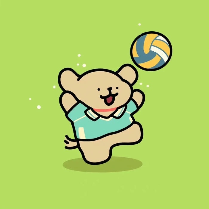 avt bóng chuyền cute
