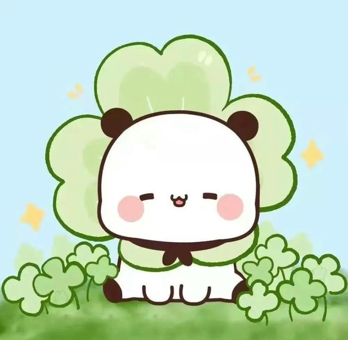 avt cỏ 4 lá cực cute