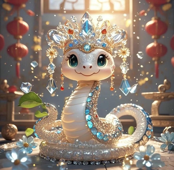avt con rắn dễ thương cực