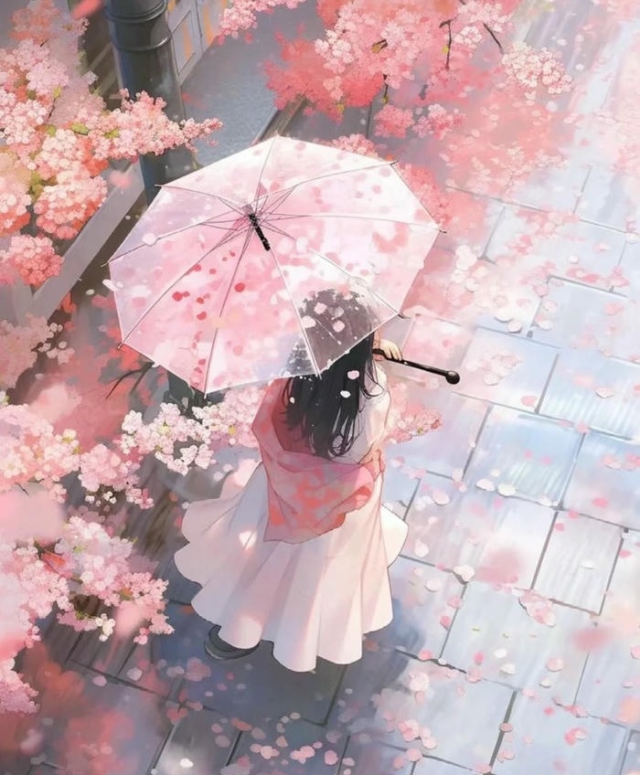 avt hoa anh đào dễ thương