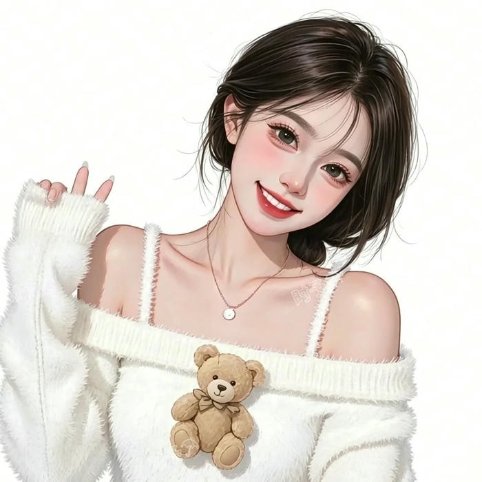 avt màu trắng xinh