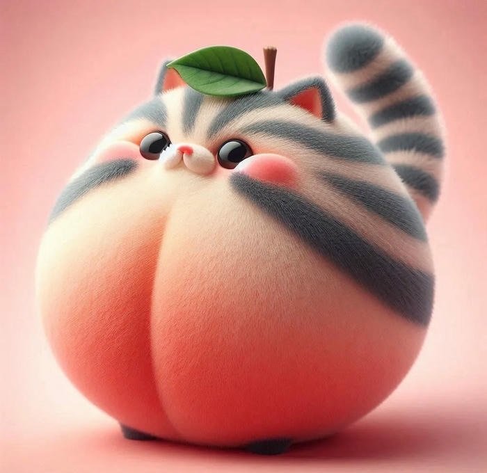 avt quả đào cực cute