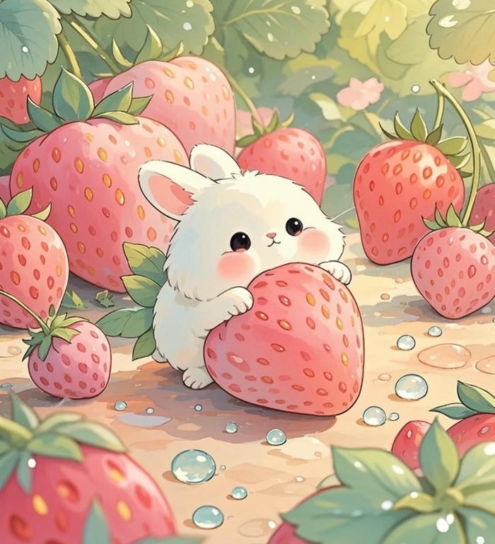 avt quả dâu cute cực
