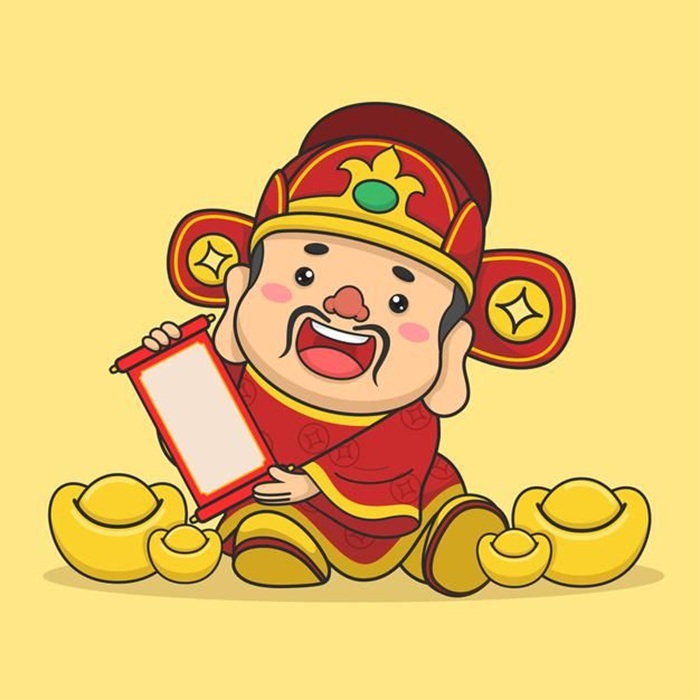 avt thần tài cực đẹp