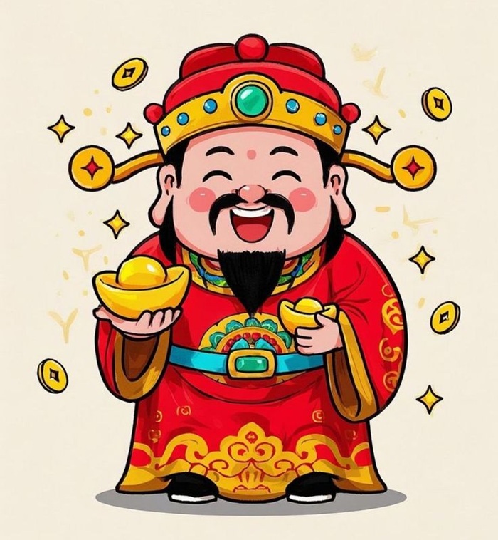 avt thần tài cute cực